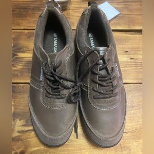 Nwt Tamarack laced casual Brown leather suede mens 9 outdoor